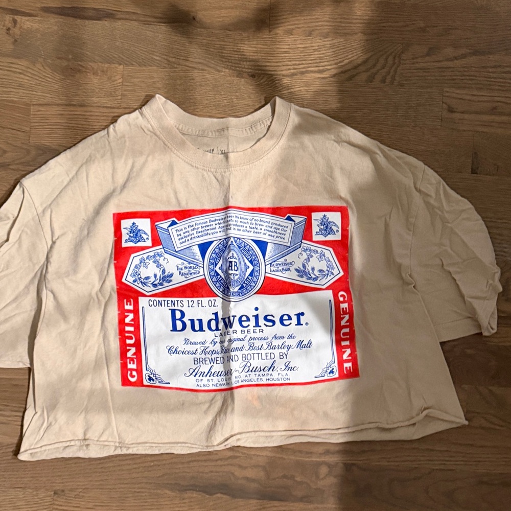 Budweiser Beige Graphic Tee